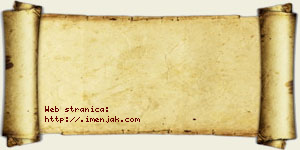 Adam Aksentijević vizit kartica